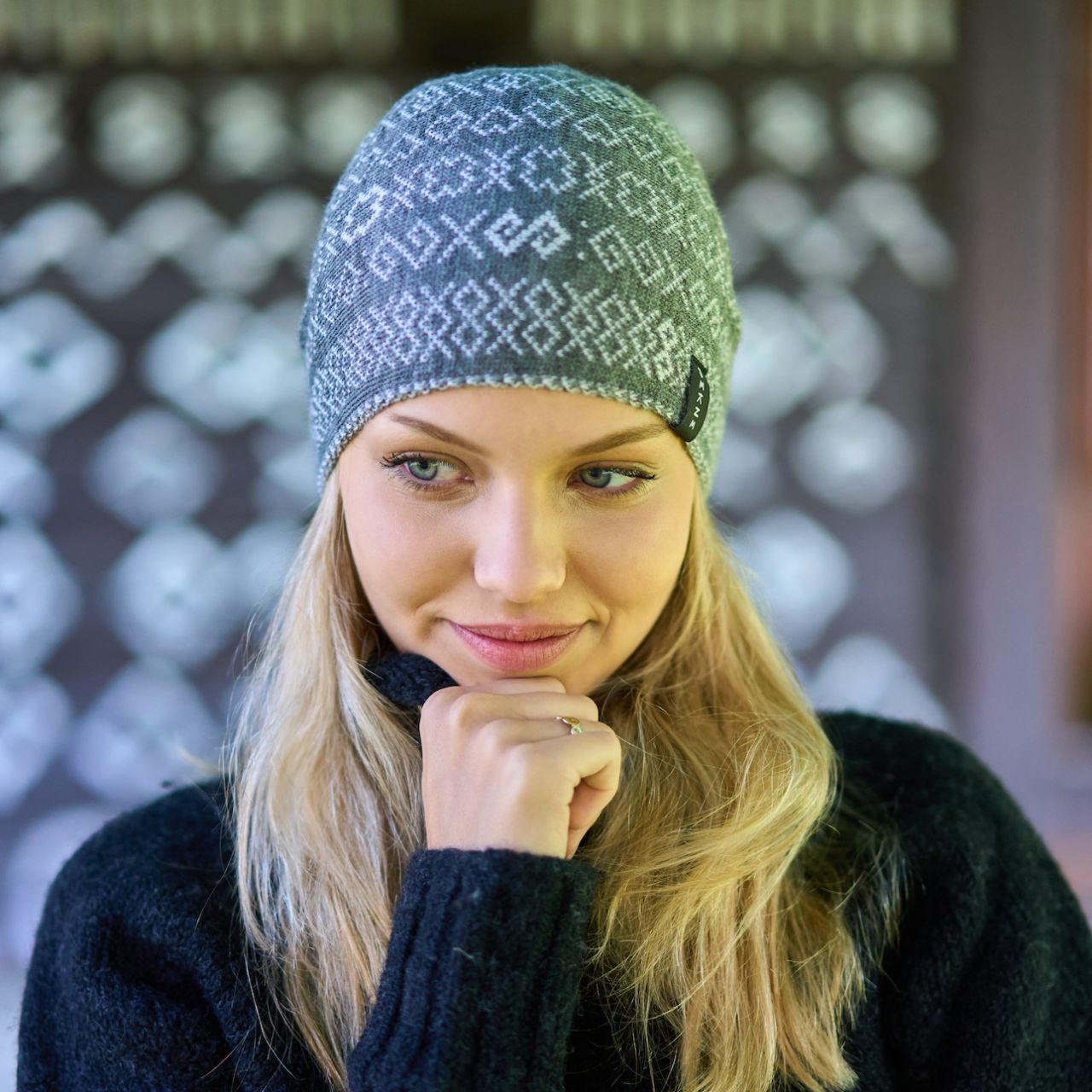 Čiapka Čičmany obojstranná